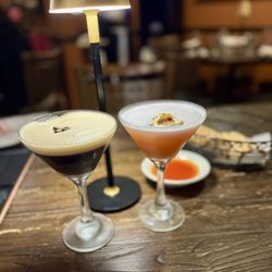 Pasta D’oro - Espresso martini and kiss martini