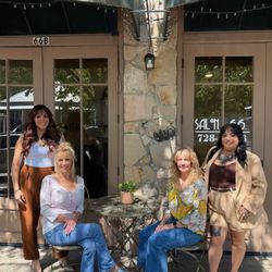 Salon 66 - A passing of the baton, previous owners Mona and Suzanne with new owners Chantell and Desiree