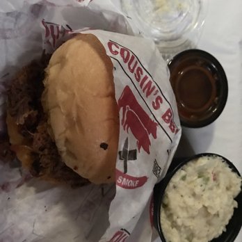 Cousin's BBQ - Brisket sandwich - Barbeque Near Me - Dallas, Texas