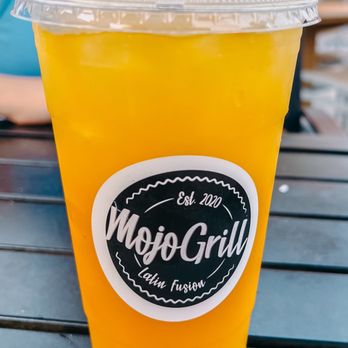 Mojo Grill Latin Fusion - 16 oz. Fresh Passion Fruit Juice - Latin American Near Me - Wesley Chapel, Florida
