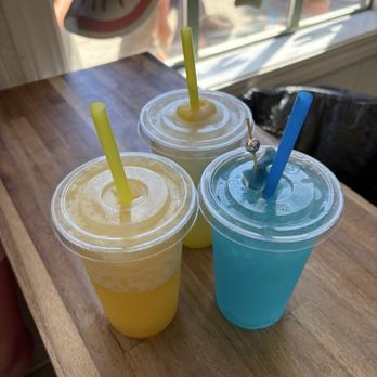 Dirty Pop - front right- Great White Fizz front left- Passion Paradise back- Coca Colada - Desserts Near Me - Benicia, California Dirty Pop - front right- Great White Fizz front left- Passion Paradise back- Coca Colada - Desserts Near Me - Benicia, California