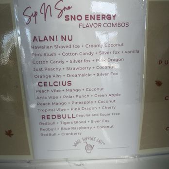 Sip N Sno - Sno Energy - Shaved Ice Near Me - Oklahoma City, Oklahoma Sip N Sno - Sno Energy - Shaved Ice Near Me - Oklahoma City, Oklahoma
