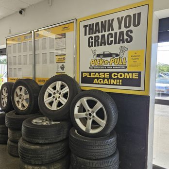 Pick-n-Pull - Sets of good used tires and rims for sale. - Auto Parts & Supplies Near Me - Virginia Beach, Virginia Pick-n-Pull - Sets of good used tires and rims for sale. - Auto Parts & Supplies Near Me - Virginia Beach, Virginia