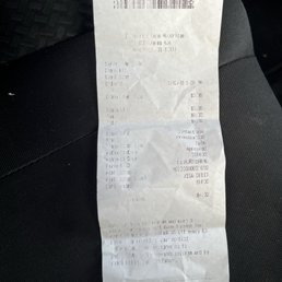 This is the receipt, why did they even bother? This is the receipt, why did they even bother?