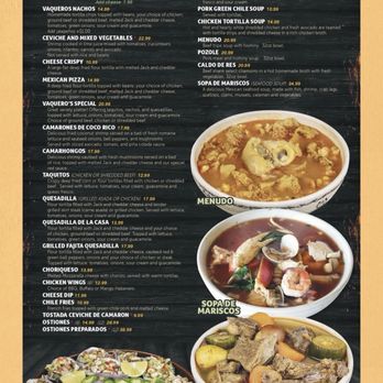 Vaqueros Mexican Restaurant 3 - Menu - Mexican Near Me - Colorado Springs, Colorado Vaqueros Mexican Restaurant 3 - Menu - Mexican Near Me - Colorado Springs, Colorado