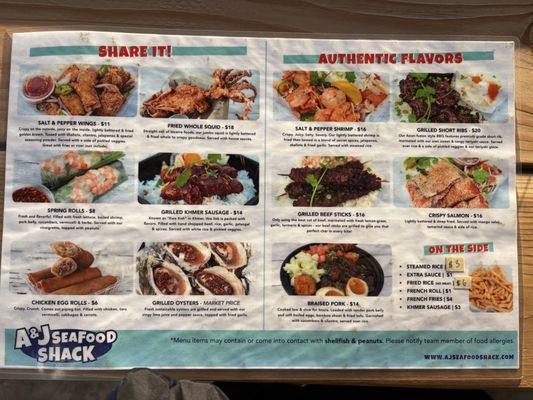 Menu photo 6 A&J Seafood Shack San Pedro, CA Menu photo 6 A&J Seafood Shack San Pedro, CA