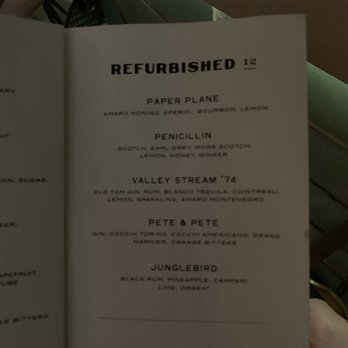 Garage - Menu 5/2019 - Cocktail Bars Near Me - Austin, Texas