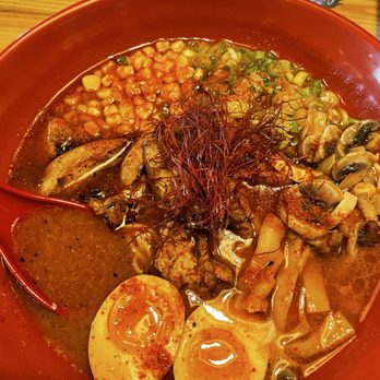 Wabi Sabi - Chintan/Shoyu Ramen (Clear Chicken broth) Level 7 spicy - Ramen Near Me - Diamond Bar, California Wabi Sabi - Chintan/Shoyu Ramen (Clear Chicken broth) Level 7 spicy - Ramen Near Me - Diamond Bar, California