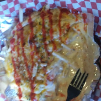 Off The Hook Seafood Eatery - The seafood smothered fries. - Seafood Near Me - Oklahoma City, Oklahoma Off The Hook Seafood Eatery - The seafood smothered fries. - Seafood Near Me - Oklahoma City, Oklahoma