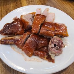 Roast duck and pork Roast duck and pork