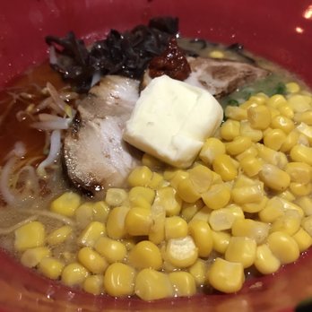 JINYA Ramen Bar - Murray - Tonkotsu spicy with corn and butter - Ramen Near Me - Murray, Utah