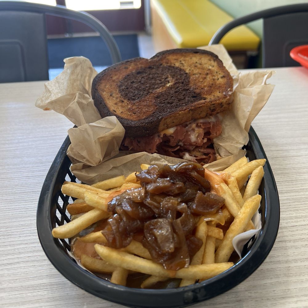 Gentle Grill - The Rueben with gentle fries! - Vegan Near Me - Temecula, California