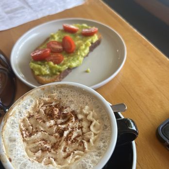 Tostado - Avocado toast- no eggs & cappuccino - Breakfast & Brunch Near Me - San Juan, Puerto Rico Tostado - Avocado toast- no eggs & cappuccino - Breakfast & Brunch Near Me - San Juan, Puerto Rico