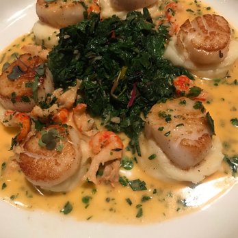 Black's Bar & Kitchen - There are 100 pics of their scallops because they are worth it.  The chicken dish was excellent too.  Can't wait to return for more. - New American Near Me - Bethesda, Maryland
