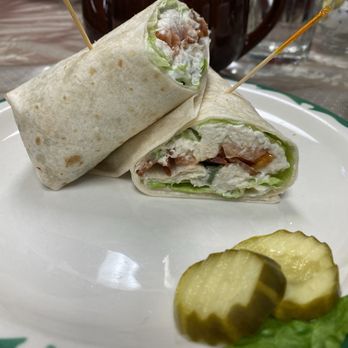 Lena Mercantile - Chicken salad BLT wrap - Antiques Near Me - Lena, Illinois