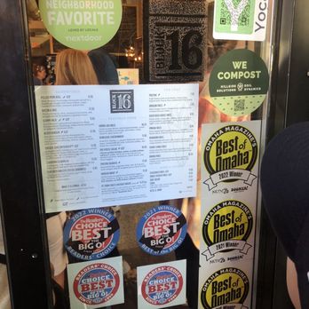 Block 16 - Awards and menu - American Near Me - Omaha, Nebraska