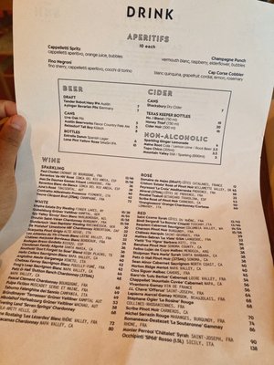 Menu photo 5 Swedish Hill Austin, TX
