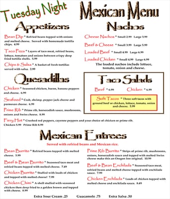 Menu photo 3 The Oregon Inn Oregon, OH
