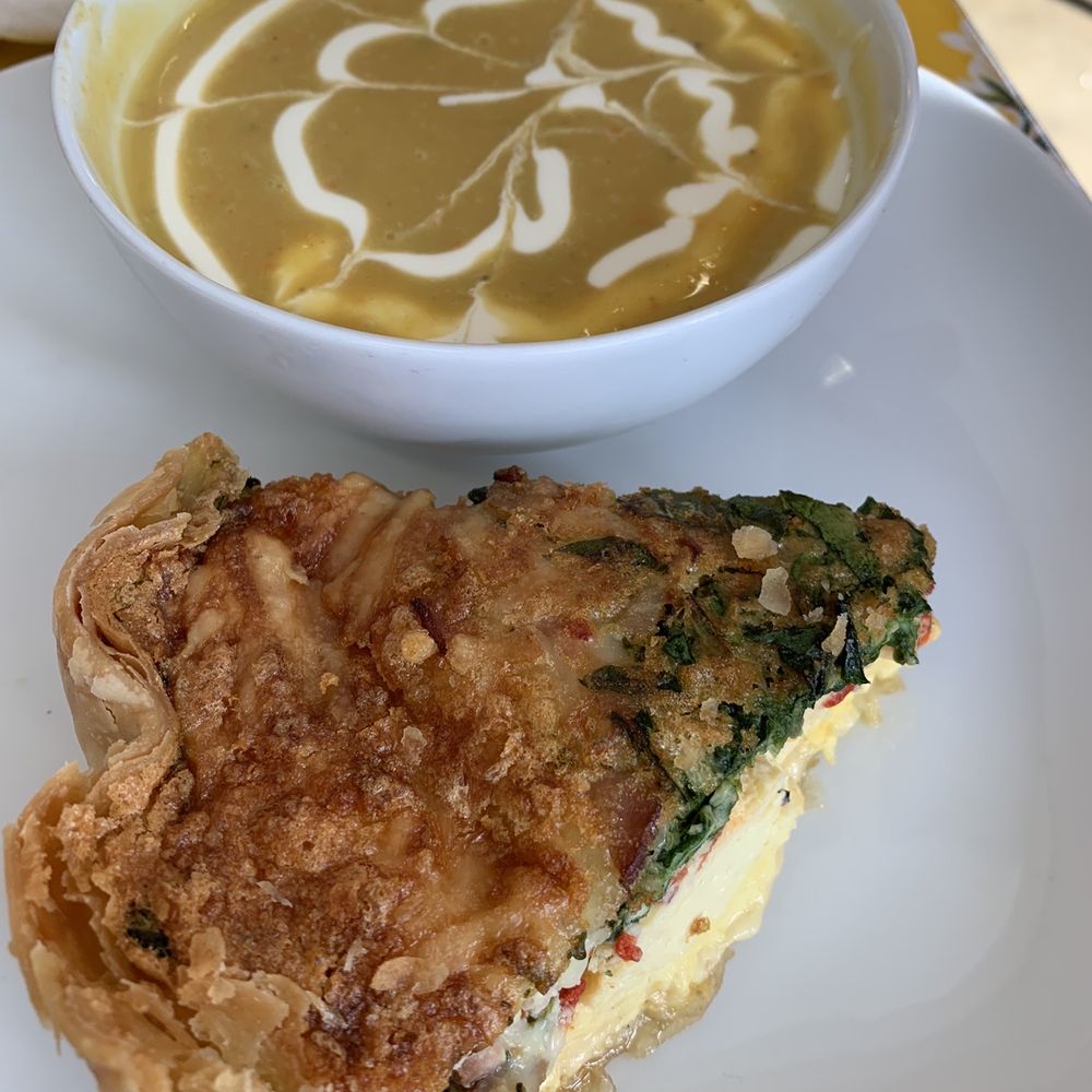 Redbud Cafe - Ham Quiche and soup. - Cafes Near Me - Blanco, Texas Redbud Cafe - Ham Quiche and soup. - Cafes Near Me - Blanco, Texas