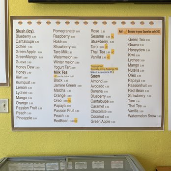 Quickly - Menu - Bubble Tea Near Me - Pinole, California