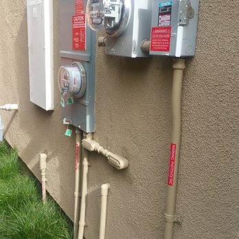 Urban Energy Solar - Exterior view of metering and conduit - Solar Installation Near Me - Cerritos, California Urban Energy Solar - Exterior view of metering and conduit - Solar Installation Near Me - Cerritos, California
