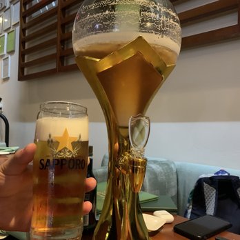 Genki Ya - Somerville - Beer tower @ Genki Ya. Great sushi and service, thanks Jose! - Sushi Bars Near Me - Somerville, Massachusetts Genki Ya - Somerville - Beer tower @ Genki Ya. Great sushi and service, thanks Jose! - Sushi Bars Near Me - Somerville, Massachusetts
