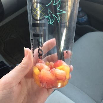 Fruitea Boba - Fruit didn't fit up the straw :( - Caterers Near Me - Orange, California
