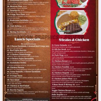 El Catrin Bar & Grill - Menu - Mexican Near Me - Copperas Cove, Texas El Catrin Bar & Grill - Menu - Mexican Near Me - Copperas Cove, Texas