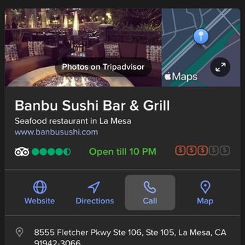 Banbu Sushi Bar & Grill - Sushi Bars Near Me - La Mesa, California