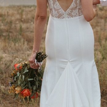Wedding Alterations by MAHTAB - Bust and hip taken in, shortened hem, added bustle - Sewing & Alterations Near Me Wedding Alterations by MAHTAB - Bust and hip taken in, shortened hem, added bustle - Sewing & Alterations Near Me