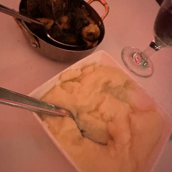 Jeff Ruby's Steakhouse - Cincinnati - Side of Creamy Mashed Potatoes and Fried Brussels - Steakhouses Near Me - Cincinnati, Ohio
