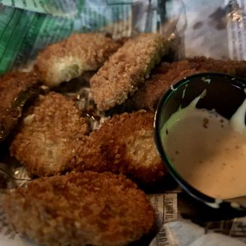 Irish Kevin's - Fried pickles - this was already half eaten - Bars Near Me - Key West, Florida Irish Kevin's - Fried pickles - this was already half eaten - Bars Near Me - Key West, Florida