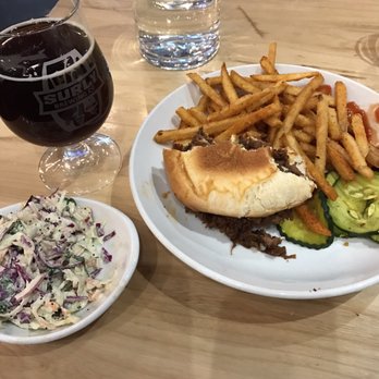 Surly Brewing - I couldn't stop eating this brisket to take a picture - so here's my half eaten lunch. - Breweries Near Me - Minneapolis, Minnesota