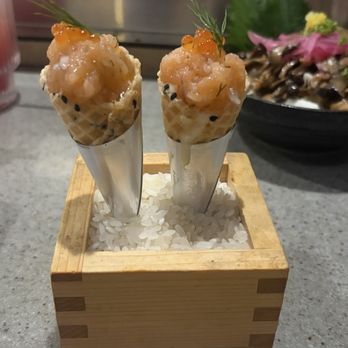 Shimogamo - Chandler - Salmon Cornet - Sushi Bars Near Me - Chandler, Arizona