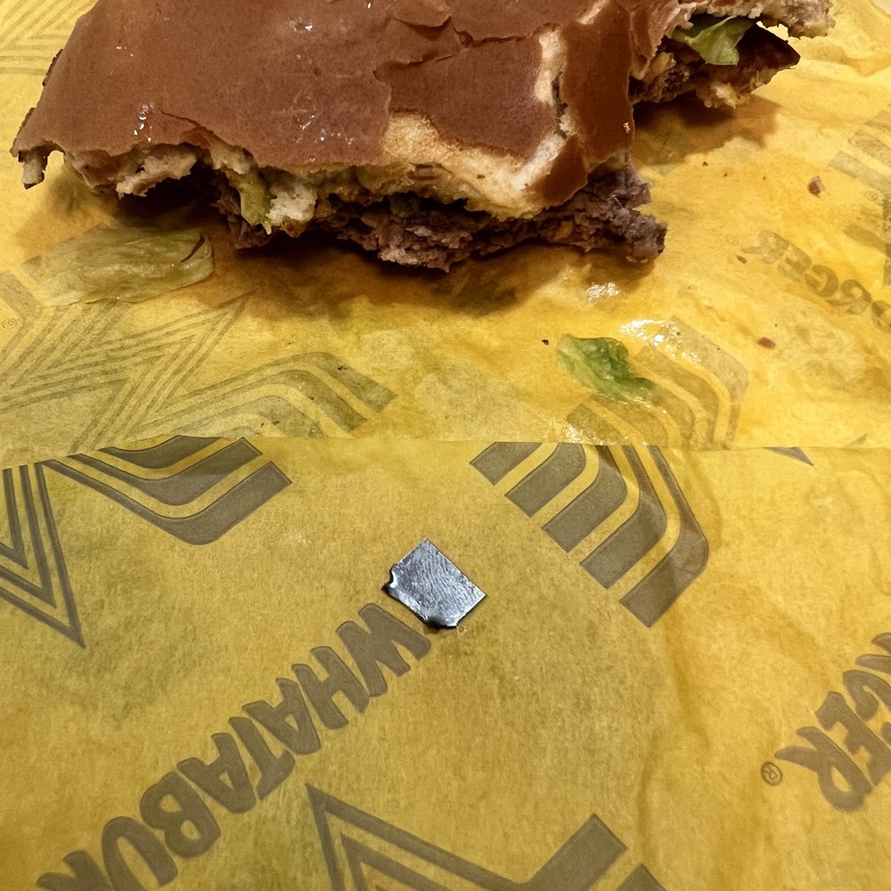 Metal on my burger Metal on my burger