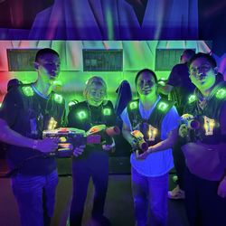 Ultrazone Laser Tag - Suiting up for play!