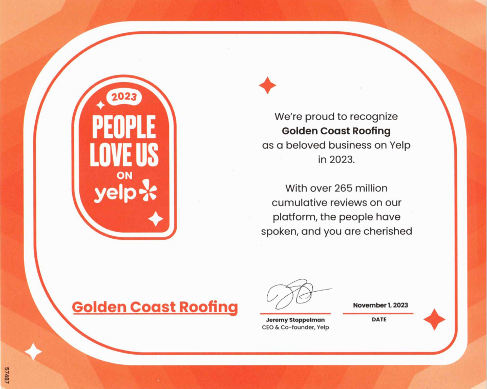 Slide of Golden Coast Roofing