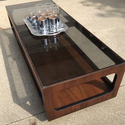 D & M General Store Antiques - Made by Land Co. Midcentury cocktail table.