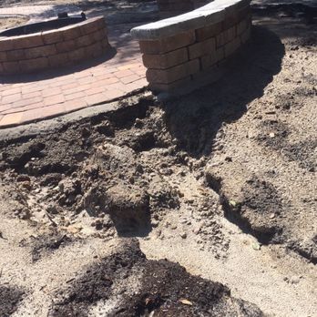 TCR Landscaping - Pavers being undermined due to lack of proper drainage installation. - Landscaping Near Me - DeBary, Florida