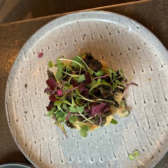 Anytime Kitchen  - Hamachi Ceviche: Made with Yellowtail & pesto - Korean Near Me - New York, New York