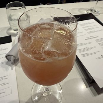 Sangiovese Ristorante - Sparking Spritz. It has glitter on top! - Italian Near Me - Fishers, Indiana