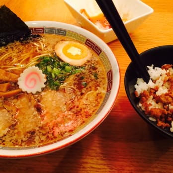 Ippudo - Westside - lunch special- sorry, i ate the salad before i took the picture - Ramen Near Me - New York, New York Ippudo - Westside - lunch special- sorry, i ate the salad before i took the picture - Ramen Near Me - New York, New York