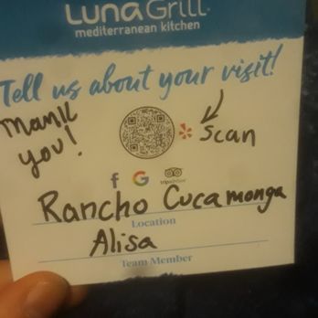 Luna Grill Rancho Cucamonga - Great service and hooked it up with some dolmas lol - Mediterranean Near Me - Rancho Cucamonga, California Luna Grill Rancho Cucamonga - Great service and hooked it up with some dolmas lol - Mediterranean Near Me - Rancho Cucamonga, California