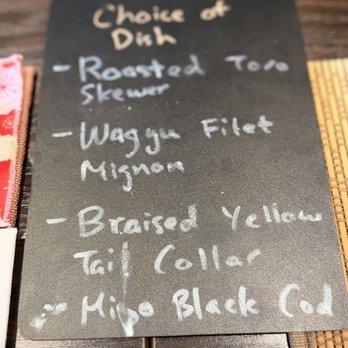 Hana Izumi - Hana Izumi; 1 additional item to choose from that is not listed on the printed menu. - Japanese Near Me - Millbrae, California
