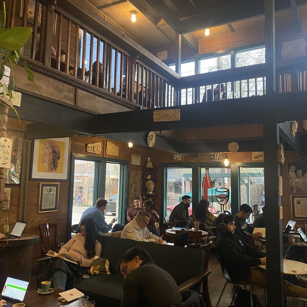 Agora - Two floors of seating - Coffee & Tea Near Me - Houston, Texas