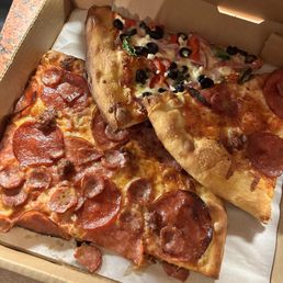 Mostly Predator Pizza slices. Delicious. Mostly Predator Pizza slices. Delicious.