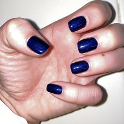 Posh Nails & Spa - Gel manicure with OPI's Russian Navy