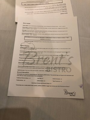 Menu photo 2 Brent's Bistro Wilmington, NC