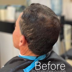Men's haircut - Before