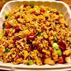 Joe’s Hot Dogs - Shrimp and BBQ Pork Fried Rice